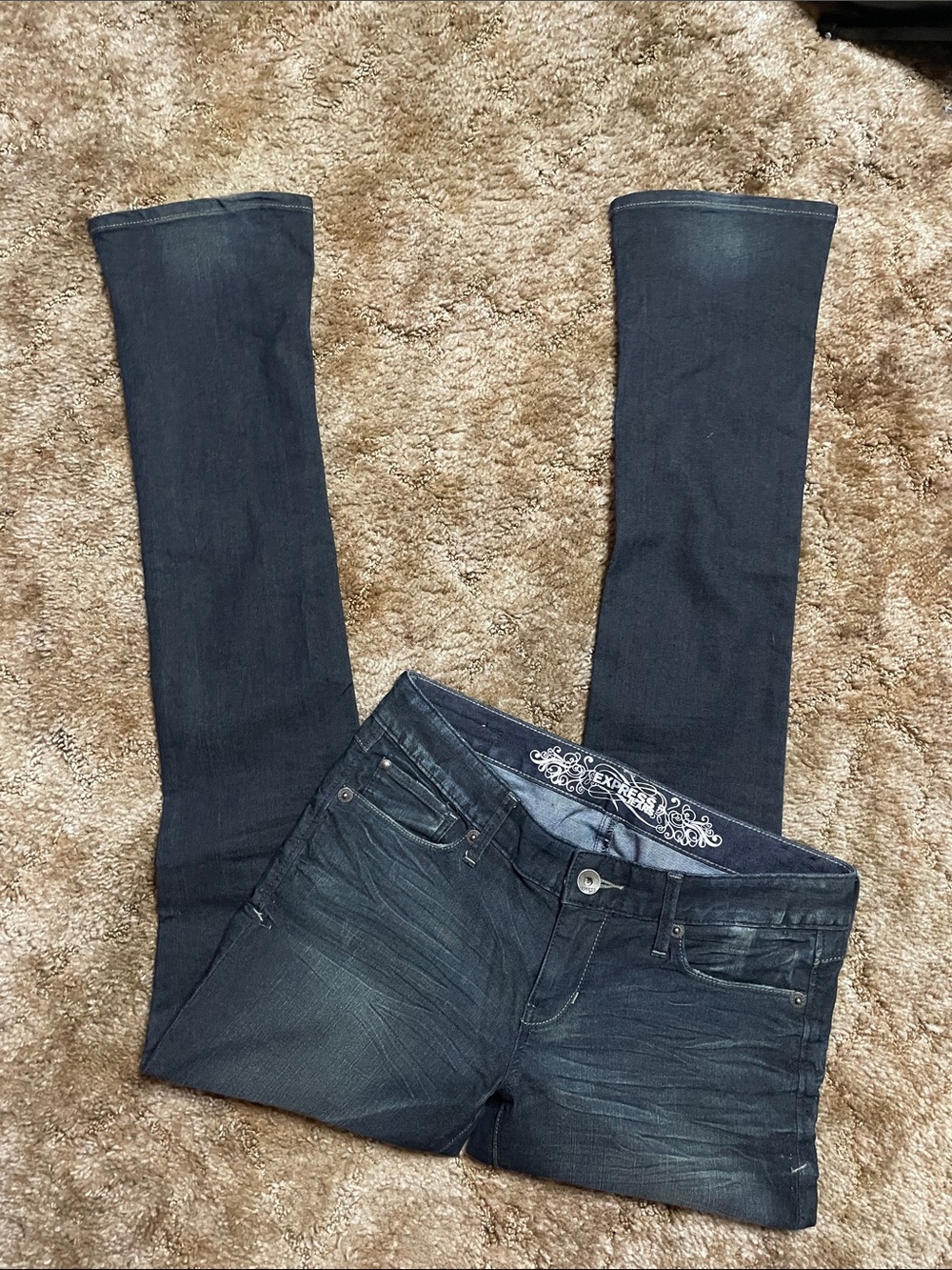 Express‎ Sky Scraper Stella Low Rise Regular Fit Jean Size 2 Regular